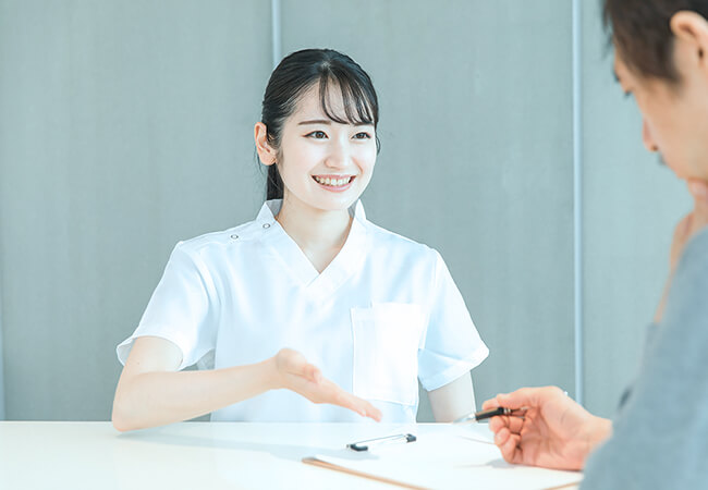 ネット、来院、お電話で予約取得